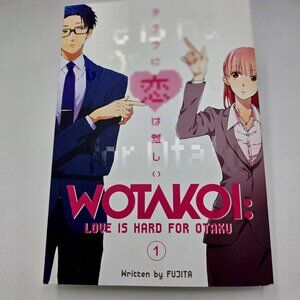 Wotakoi: Love is Hard for Otaku vol. 1 & 2 Jap. Ed. by Fujita Paperback 16+ NEW